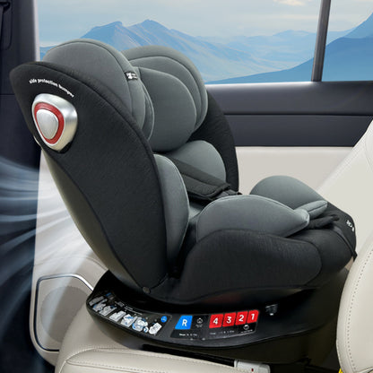 Baby360 SPIN 360° Rotating Car Seat for Newborn to 12 Years – ISOFIX, Booster Seat, Reclining, Side Protection