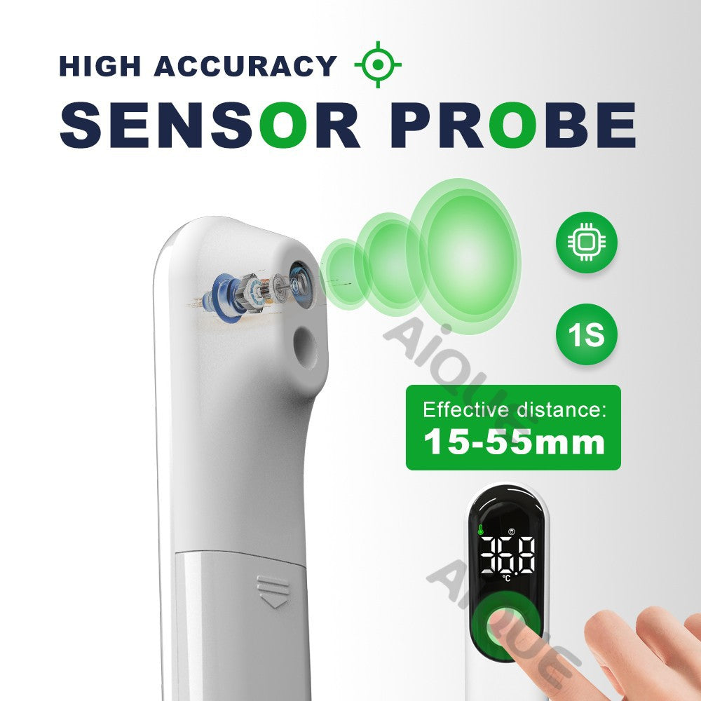 Non-Contact Infrared Thermometer – Forehead & Ear Baby Thermometer, Fast Digital Temperature Reader