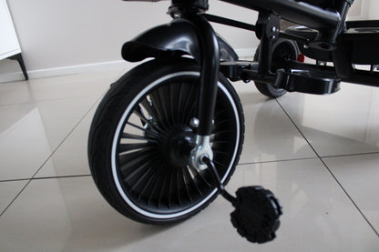 Baby360 FLEXI 6-in-1 Kids Tricycle Stroller – Reclining Seat, Swivel Handle, Sunshade & Basket