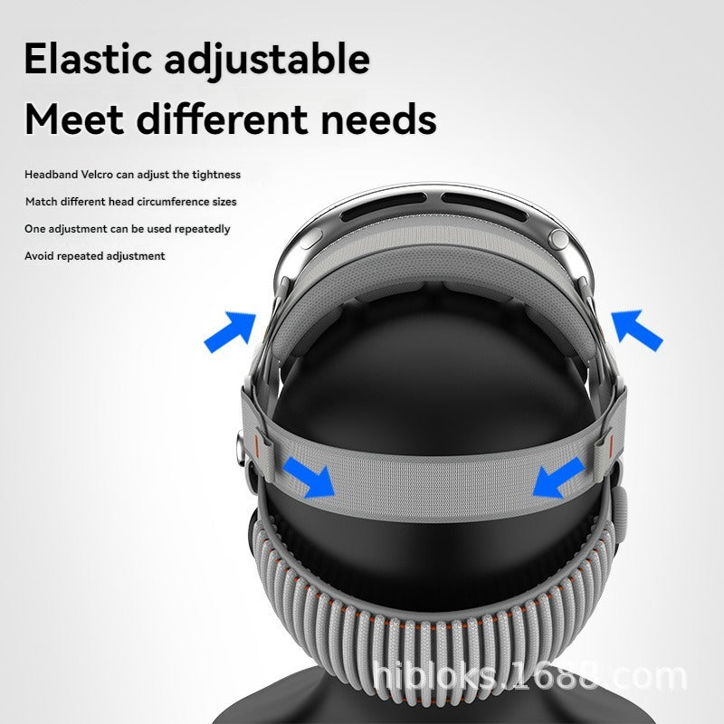 Apple Vision Pro Headband – Adjustable Weight-Reducing Head Strap for Comfort & Balanced Support