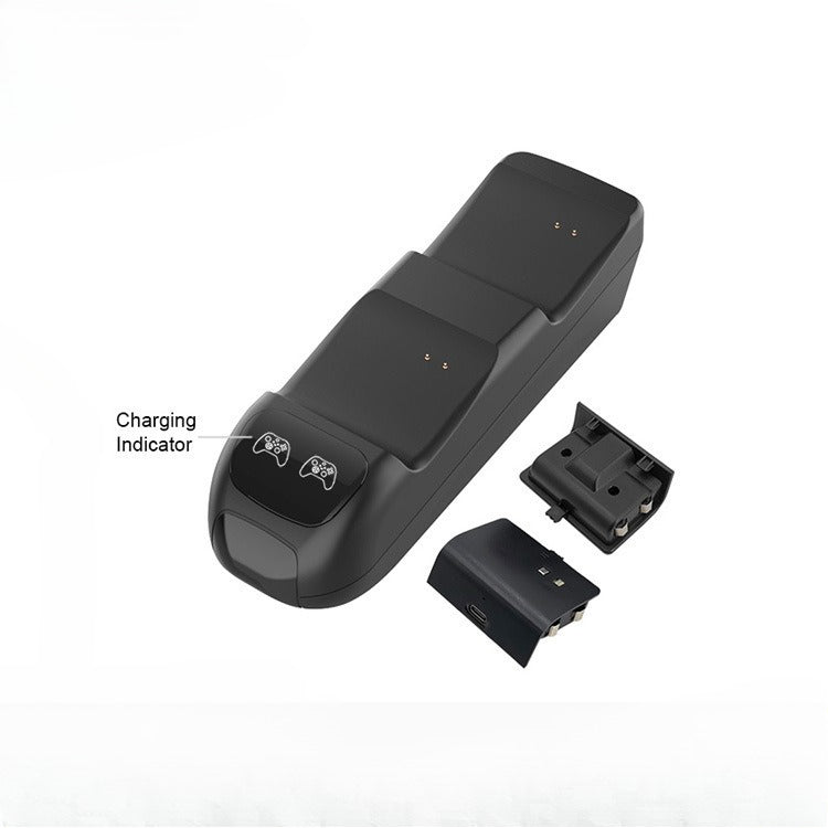 Xbox Series X/S Charging Station with Rechargeable Battery Packs - Dual Dock for Wireless Controller, Compatible with Xbox Series X, Series S, Xbox One & Elite Controller (Model: TYX-0607X)