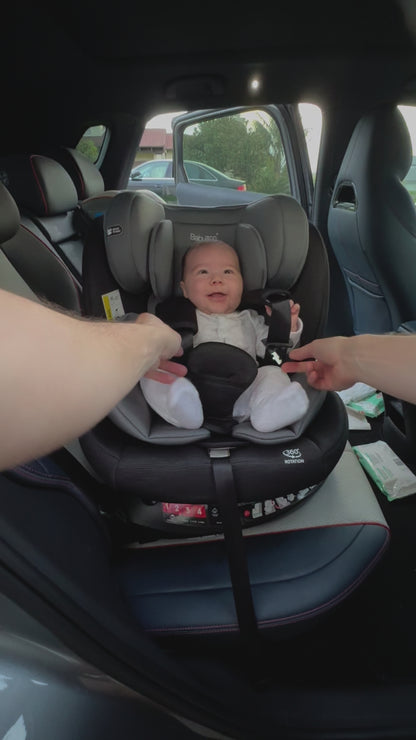 Baby360 SPIN 360° Rotating Car Seat for Newborn to 12 Years – ISOFIX, Booster Seat, Reclining, Side Protection