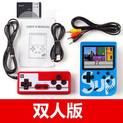 Handheld Sup Mini Game Console with 400 Games - Super Mario, Russian Fast, Single and Double Player Options