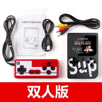 Handheld Sup Mini Game Console with 400 Games - Super Mario, Russian Fast, Single and Double Player Options