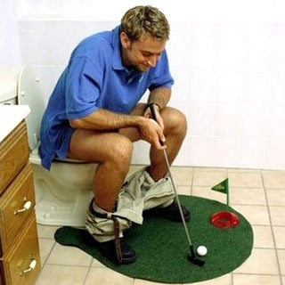 Children's toilet Mini Golf Course Trainer Toy with Putter