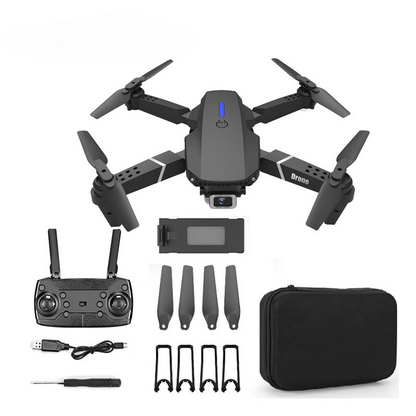 High-Definition Aerial Photography UAV with Dual-Camera, Folding Four-Axis Aircraft, and Fall-Resistance Features