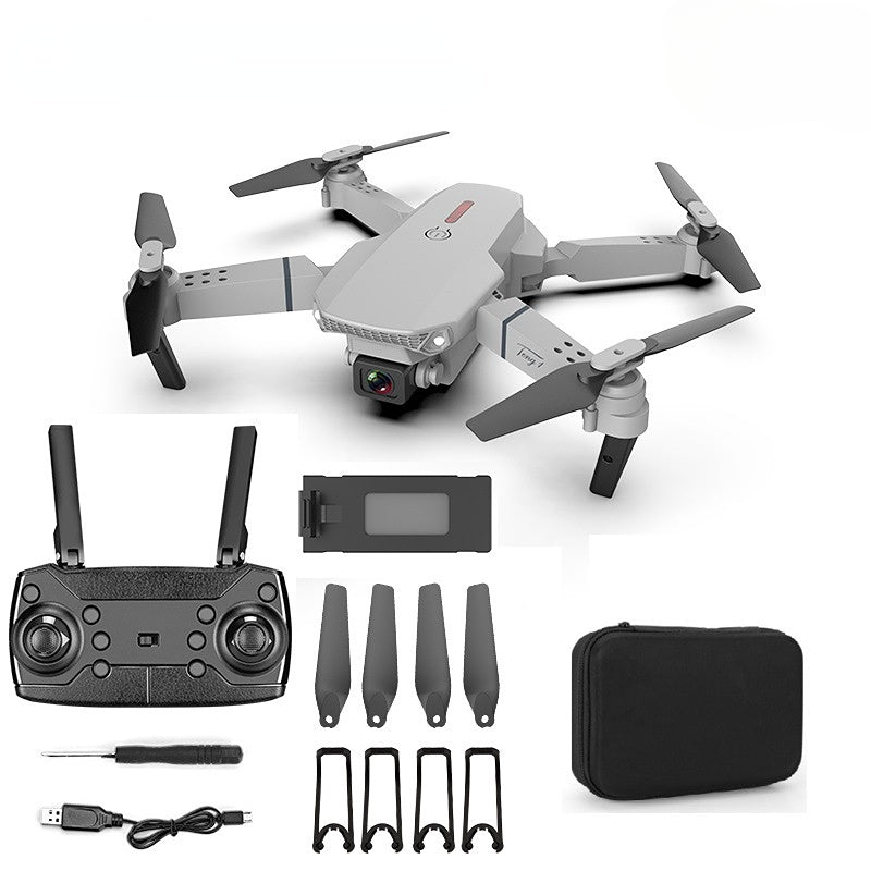 High-Definition Aerial Photography UAV with Dual-Camera, Folding Four-Axis Aircraft, and Fall-Resistance Features