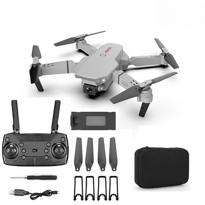 High-Definition Aerial Photography UAV with Dual-Camera, Folding Four-Axis Aircraft, and Fall-Resistance Features