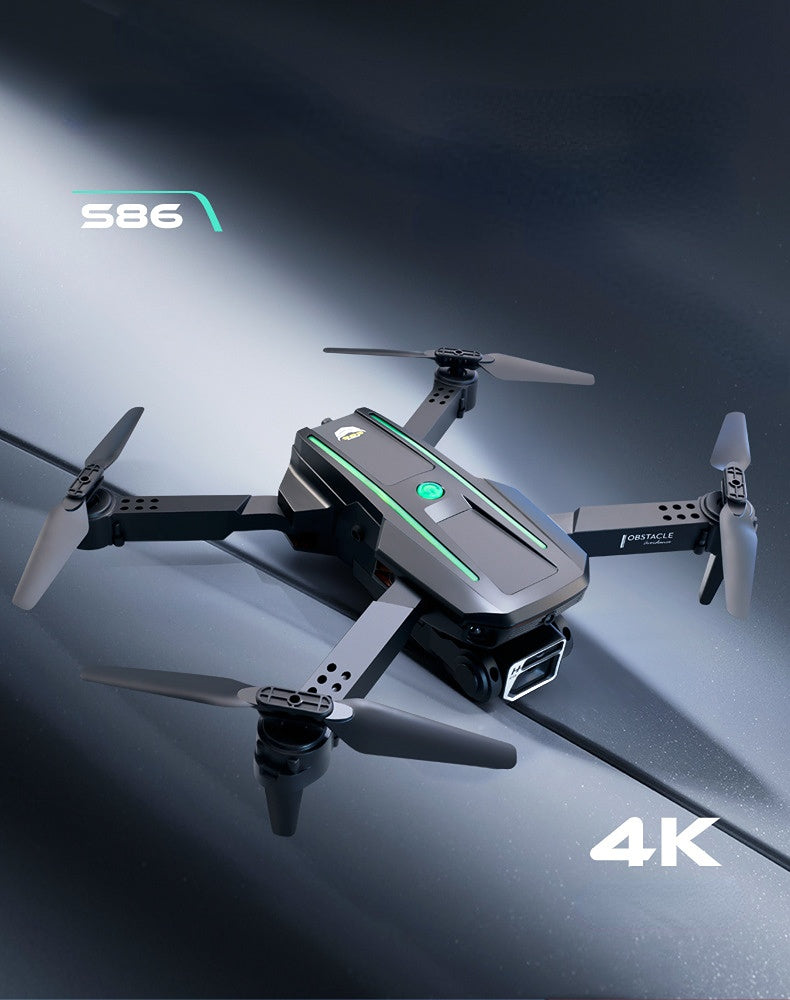 Foldable Four-Axis Drone with Obstacle Avoidance for HD Aerial Photography and Remote Control