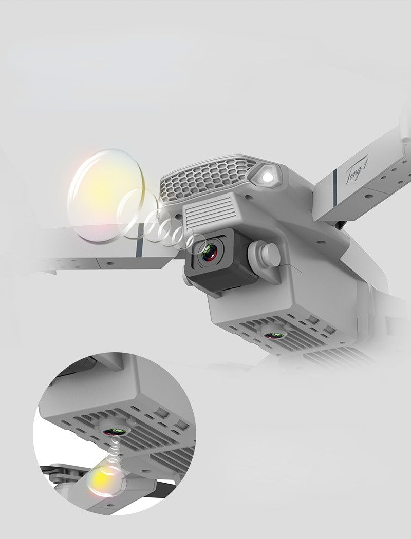 High-Definition Aerial Photography UAV with Dual-Camera, Folding Four-Axis Aircraft, and Fall-Resistance Features