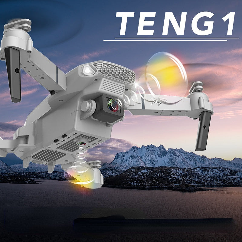 High-Definition Aerial Photography UAV with Dual-Camera, Folding Four-Axis Aircraft, and Fall-Resistance Features