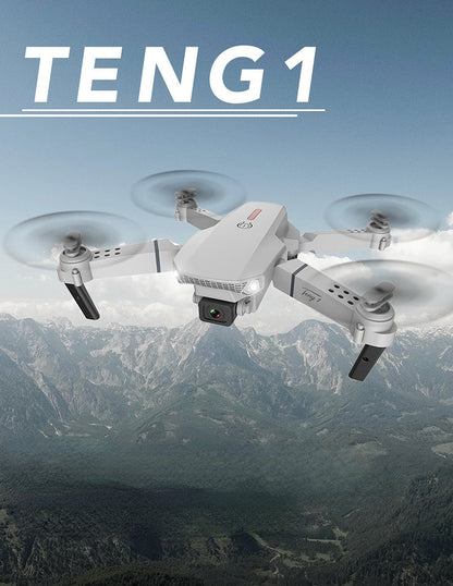 High-Definition Aerial Photography UAV with Dual-Camera, Folding Four-Axis Aircraft, and Fall-Resistance Features