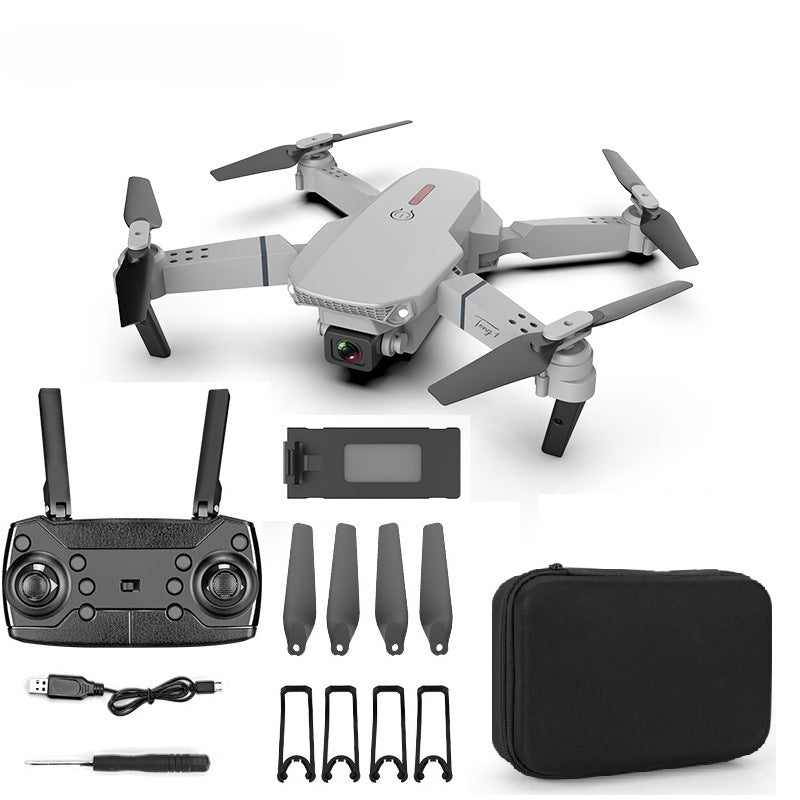 High-Definition Aerial Photography UAV with Dual-Camera, Folding Four-Axis Aircraft, and Fall-Resistance Features