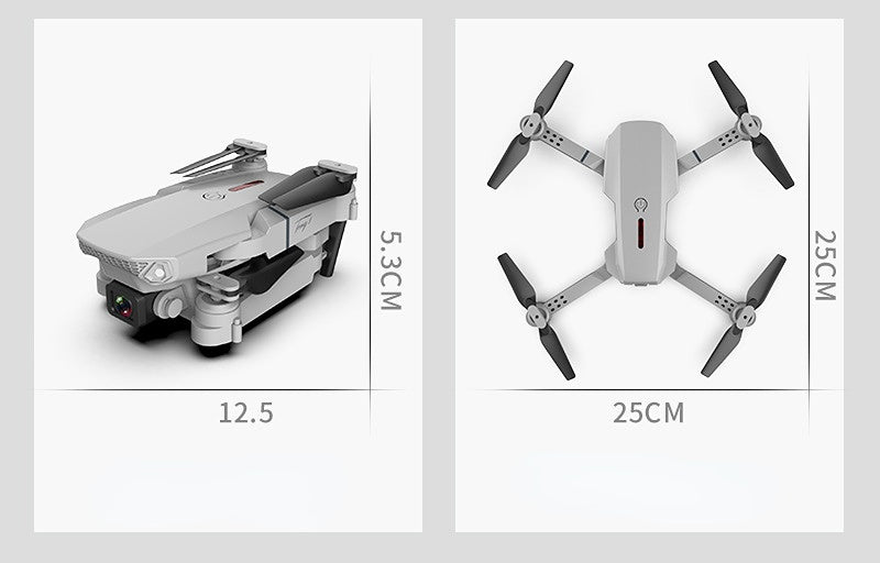 High-Definition Aerial Photography UAV with Dual-Camera, Folding Four-Axis Aircraft, and Fall-Resistance Features