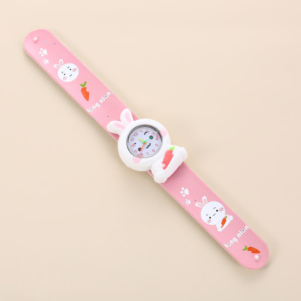 Fun Kids' Watch with Small Animal Patting Feature