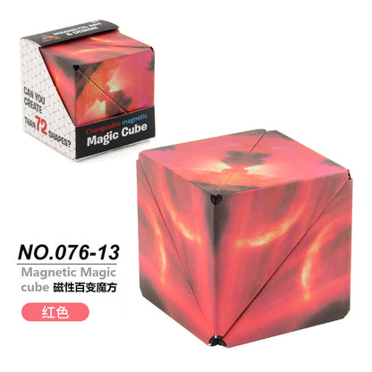3D Building Blocks Puzzle Toy - Magnetic Stress Relief Fidget Cube