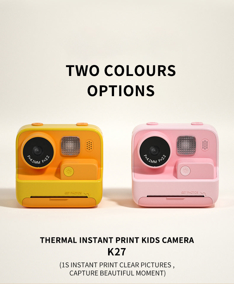 Instant Print Kids Camera with Thermal Printing Technology - Perfect Gift for Kids