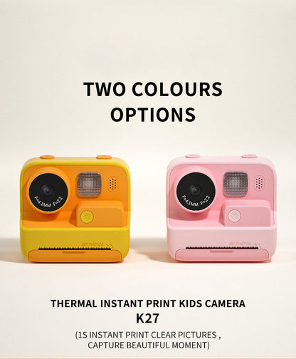 Instant Print Kids Camera with Thermal Printing Technology - Perfect Gift for Kids