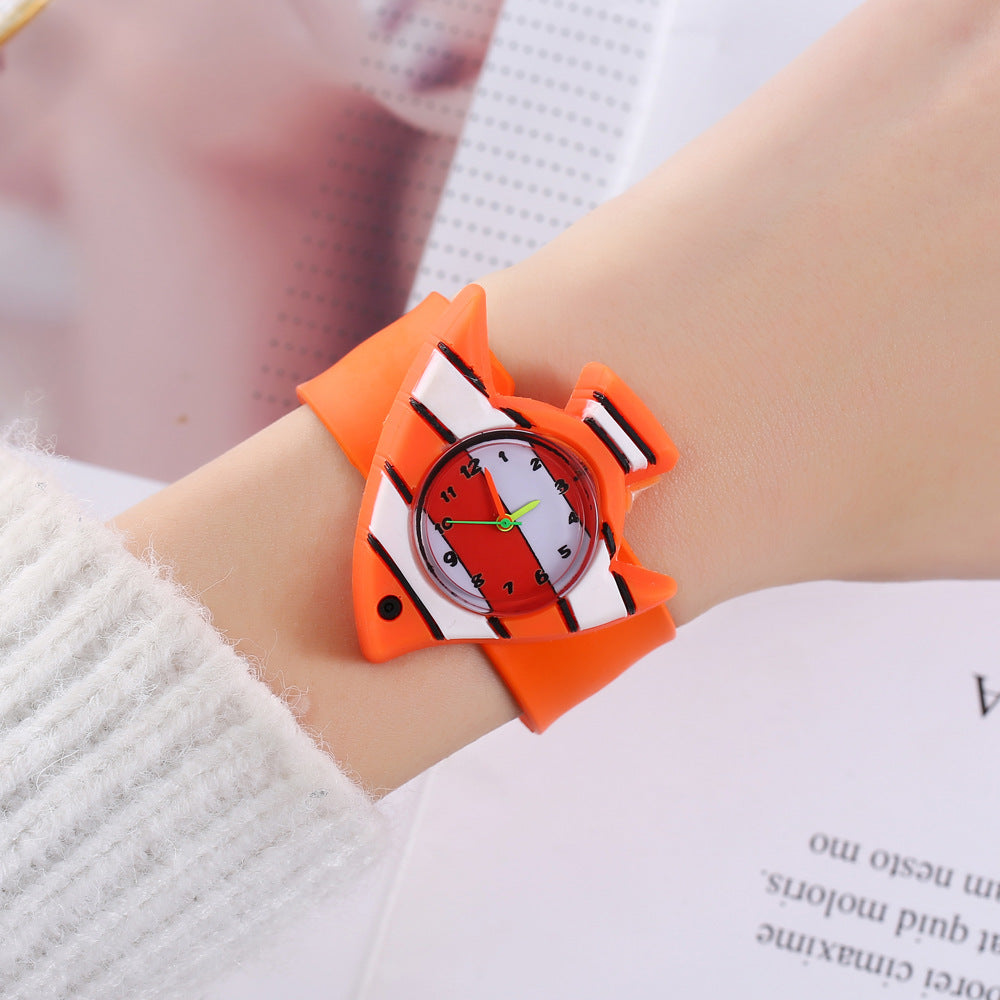 Fun Kids' Watch with Small Animal Patting Feature