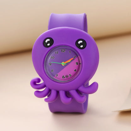 Fun Kids' Watch with Small Animal Patting Feature