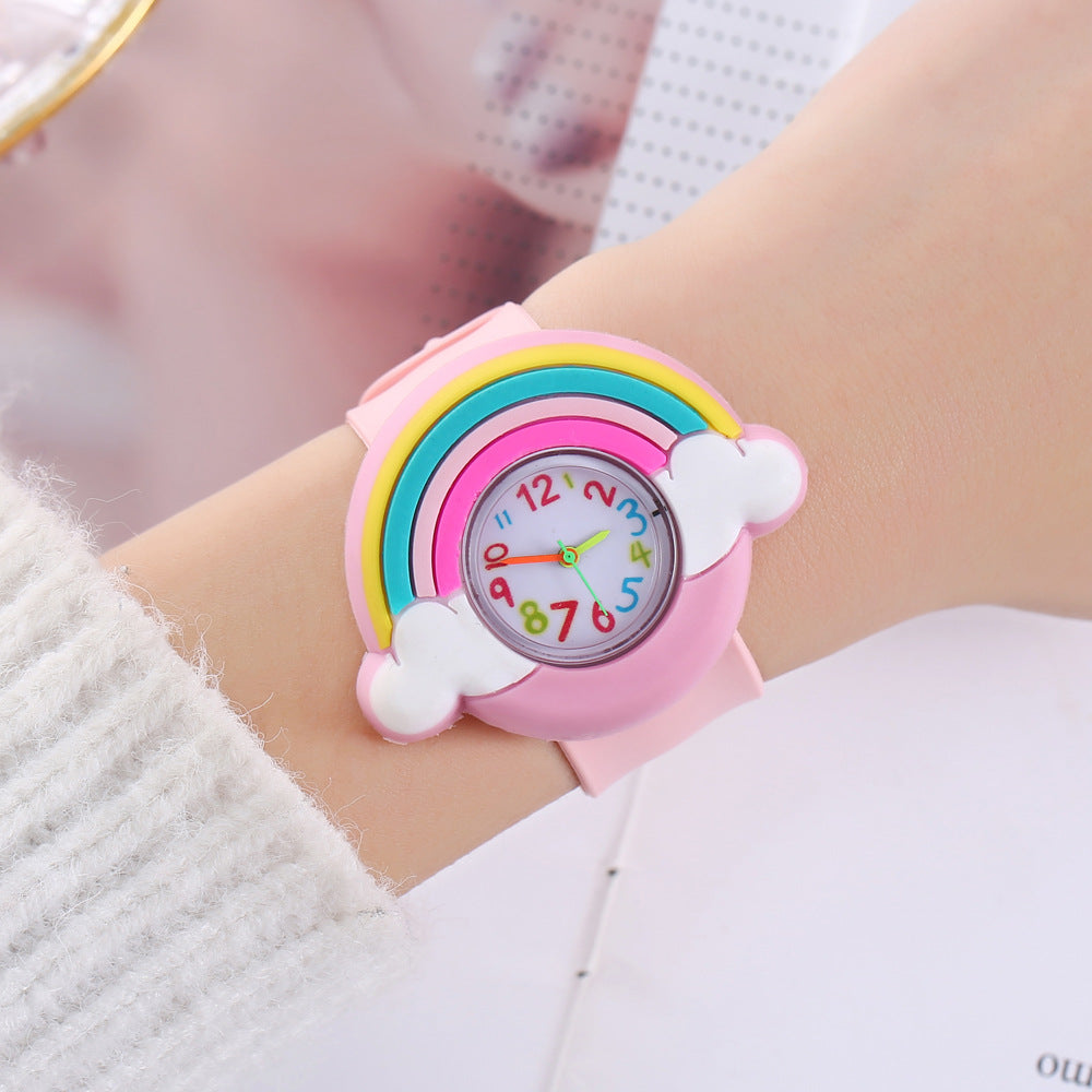 Fun Kids' Watch with Small Animal Patting Feature