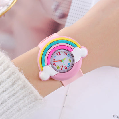 Fun Kids' Watch with Small Animal Patting Feature
