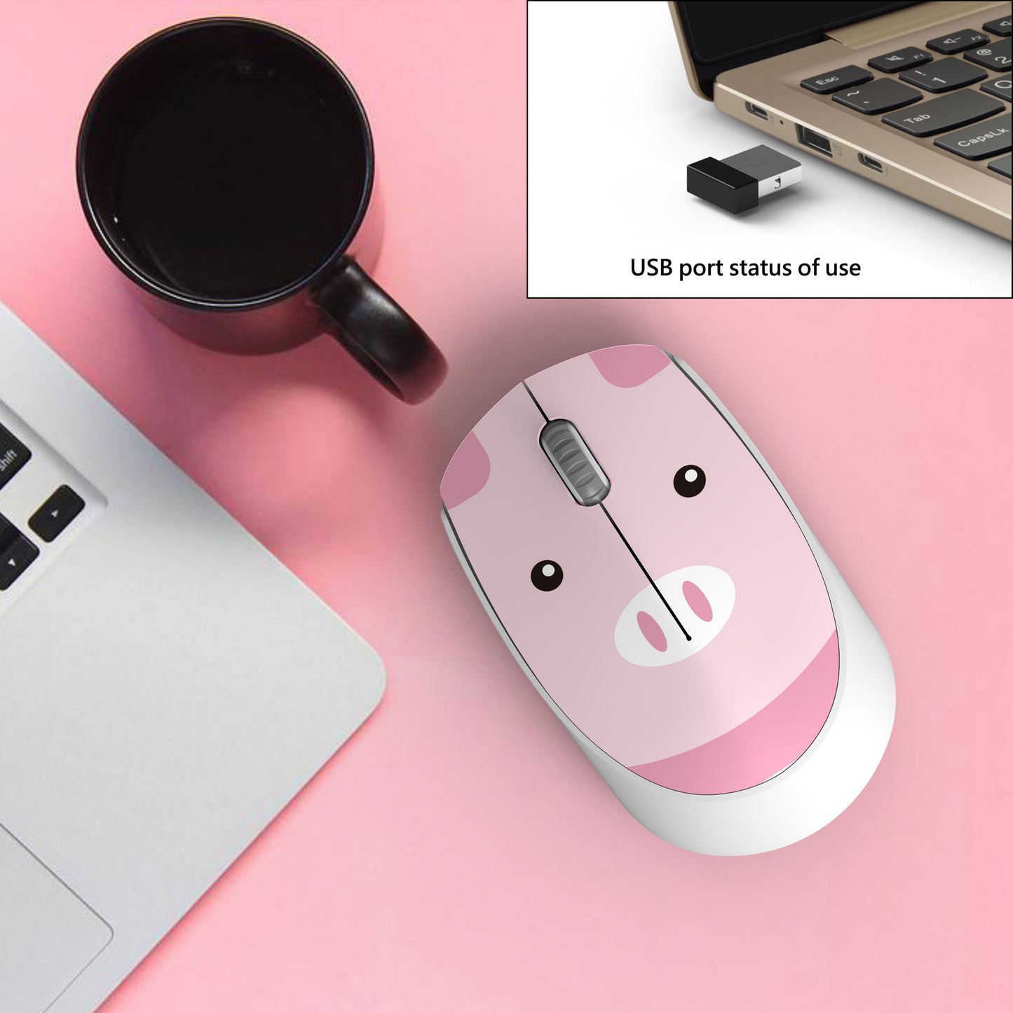 Kids Wireless Cartoon Animal Mouse, Cute Panda and Tiger