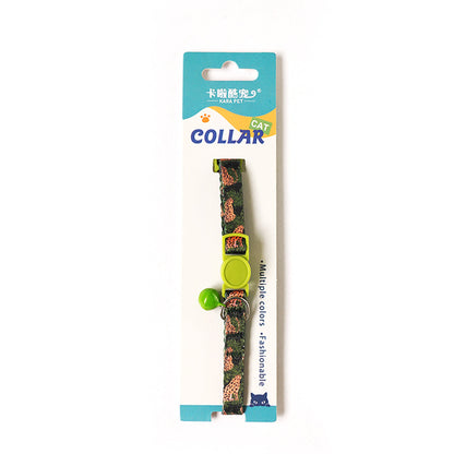 Anti-Suffocation Cat and Dog Collar with Bell and Comfortable, Safe Buckle