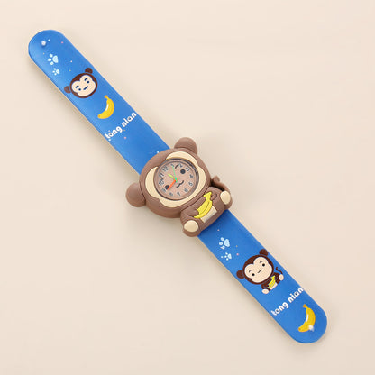Fun Kids' Watch with Small Animal Patting Feature