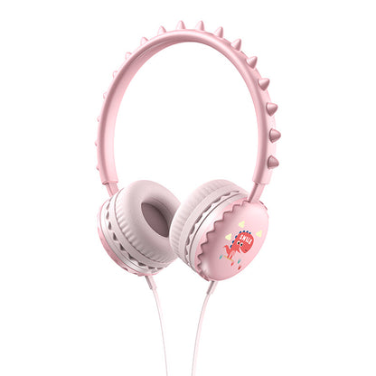 Wired Headphone Creative Cute Little Dinosaur Children's Headphone