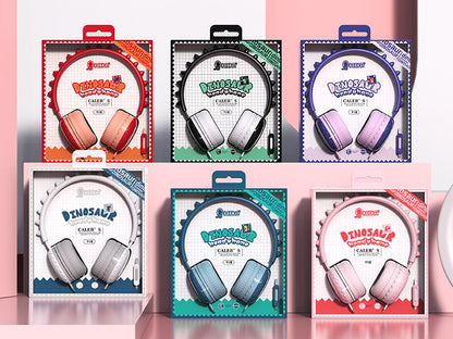 Wired Headphone Creative Cute Little Dinosaur Children's Headphone