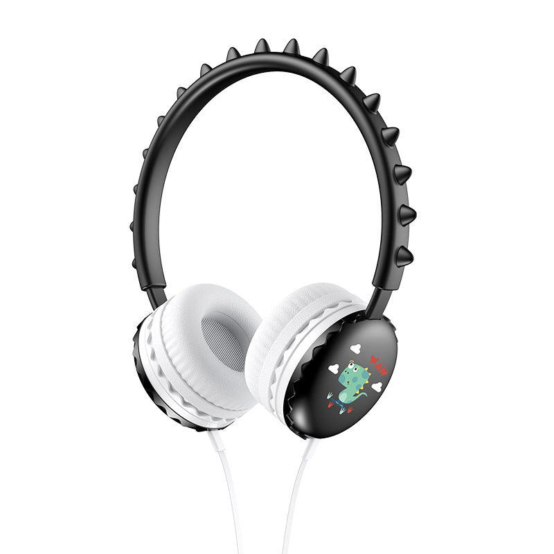 Wired Headphone Creative Cute Little Dinosaur Children's Headphone