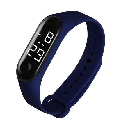 Waterproof LED Electronic Watch for Kids, Fashionable and Sporty Design