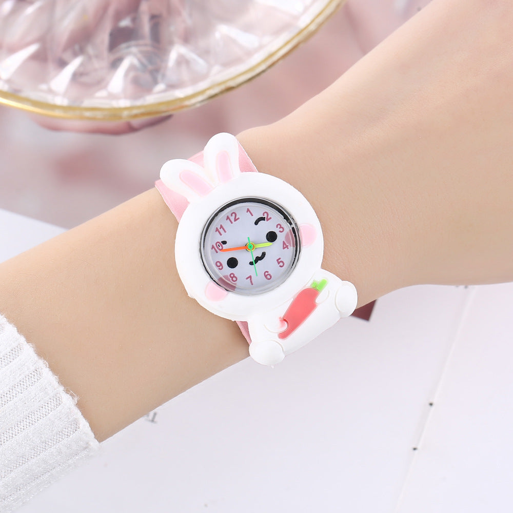 Fun Kids' Watch with Small Animal Patting Feature