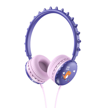 Wired Headphone Creative Cute Little Dinosaur Children's Headphone