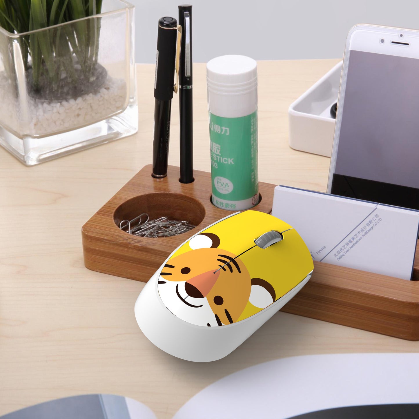 Kids Wireless Cartoon Animal Mouse, Cute Panda and Tiger