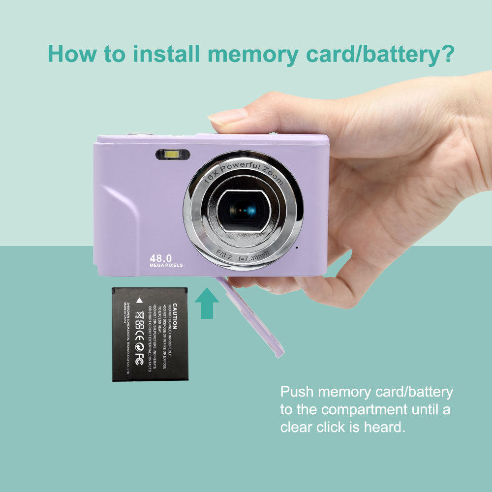 travel portable 48 megapixel student digital camera 16x digital zoom new digital camera