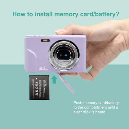 travel portable 48 megapixel student digital camera 16x digital zoom new digital camera