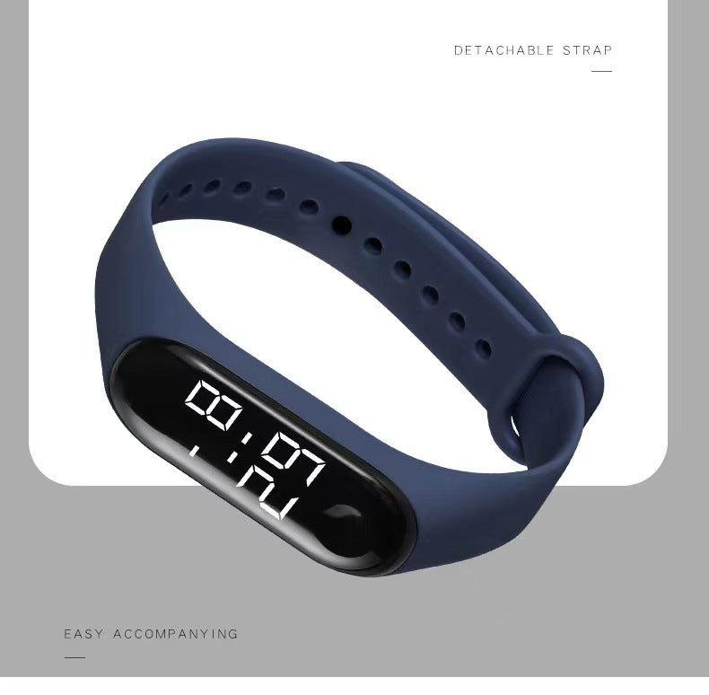 Waterproof LED Electronic Watch for Kids, Fashionable and Sporty Design