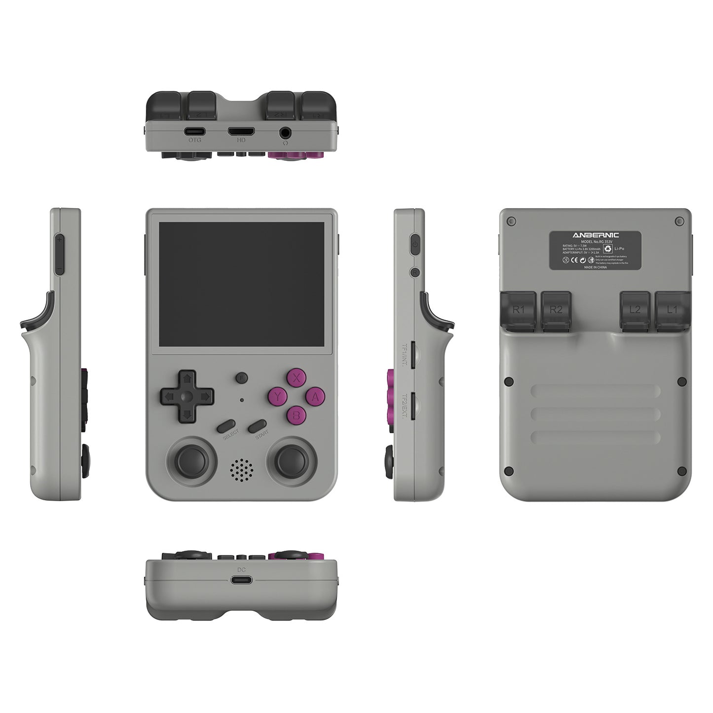 Open Source Handheld Game Console with Android System and PS2 Compatibility