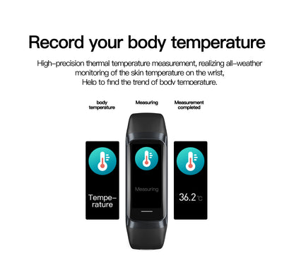 Smart Watch with Blood Oxygen and Heart Rate Monitoring and Multi-functions