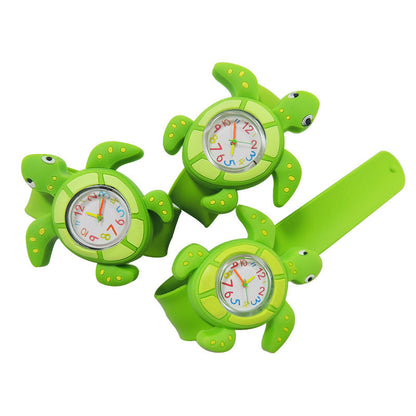 Fun Kids' Watch with Small Animal Patting Feature