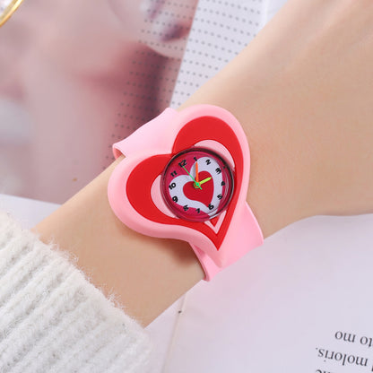 Fun Kids' Watch with Small Animal Patting Feature