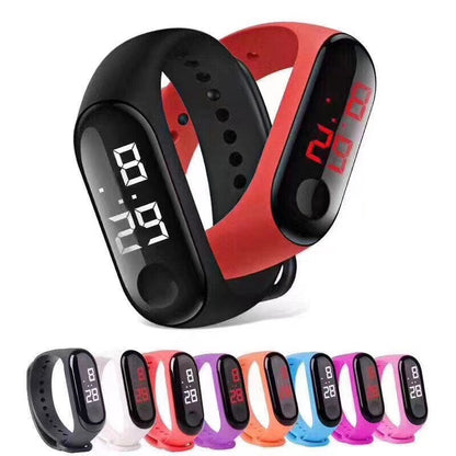 Waterproof LED Electronic Watch for Kids, Fashionable and Sporty Design