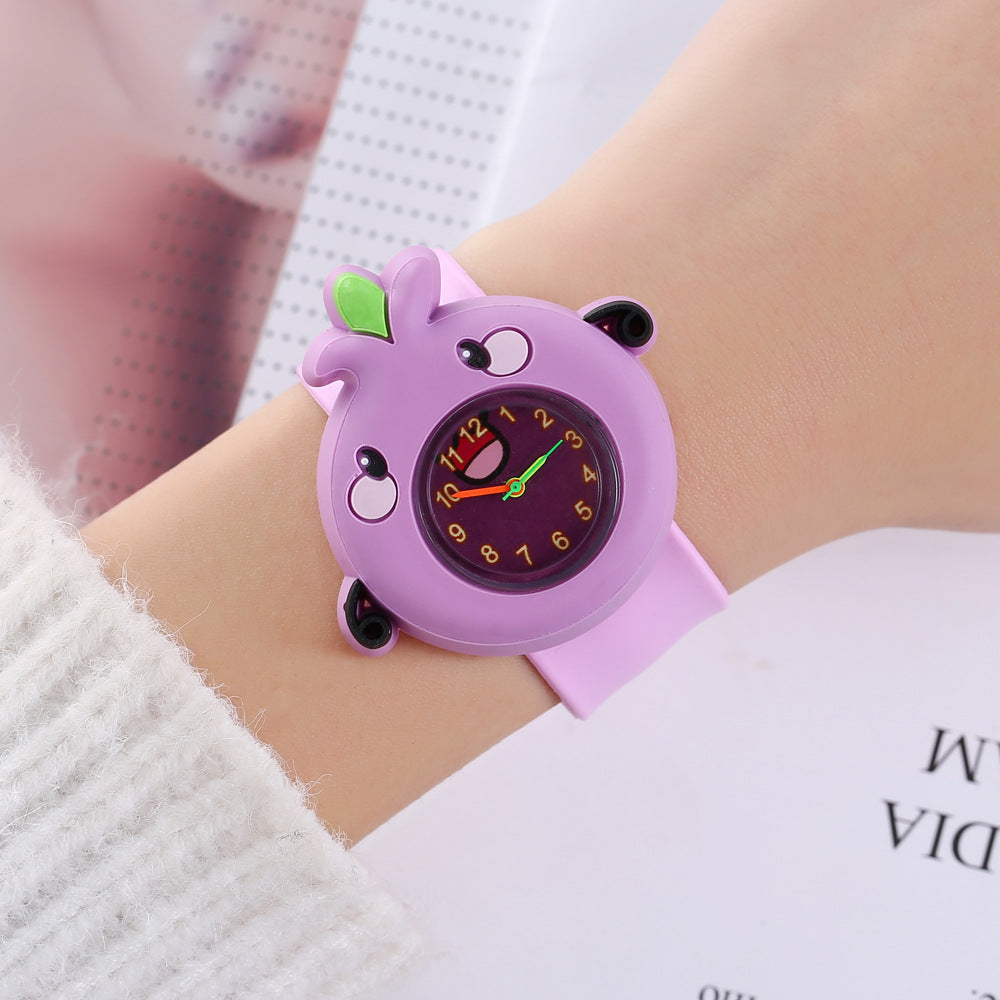 Fun Kids' Watch with Small Animal Patting Feature