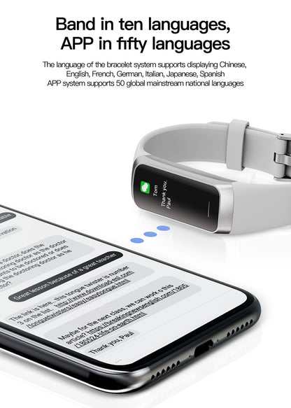 Smart Watch with Blood Oxygen and Heart Rate Monitoring and Multi-functions