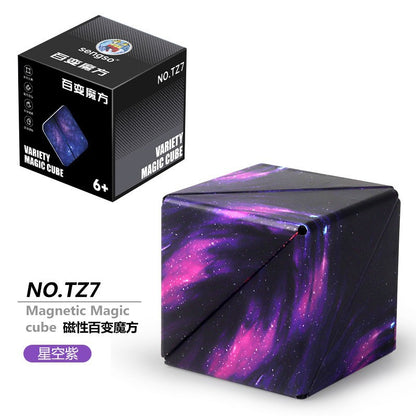 3D Building Blocks Puzzle Toy - Magnetic Stress Relief Fidget Cube