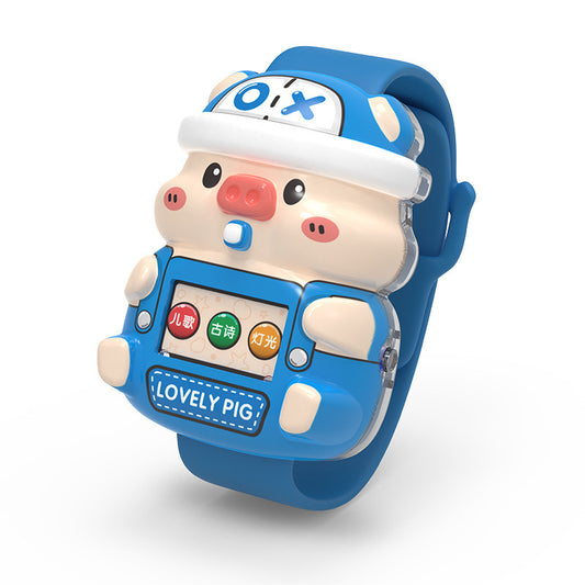 Colorful Luminous Cartoon Music Watch