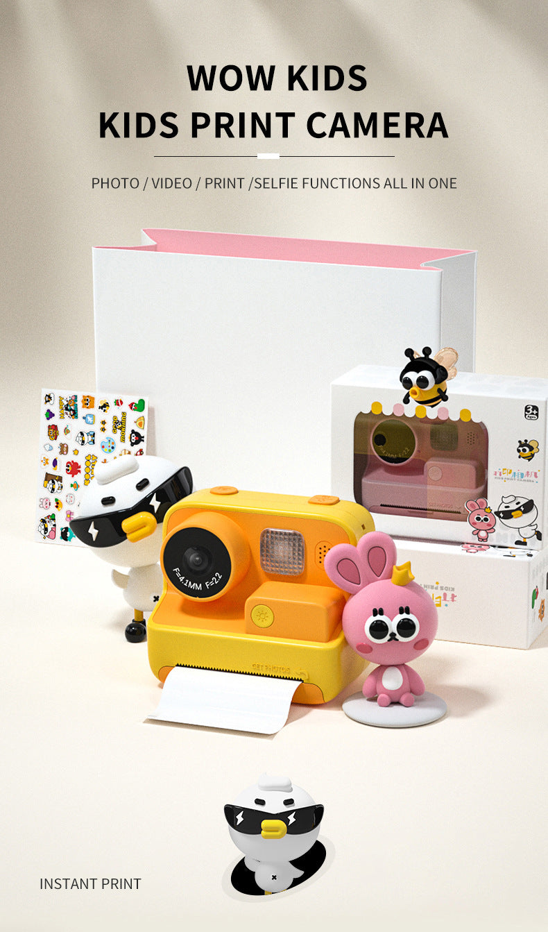 Instant Print Kids Camera with Thermal Printing Technology - Perfect Gift for Kids