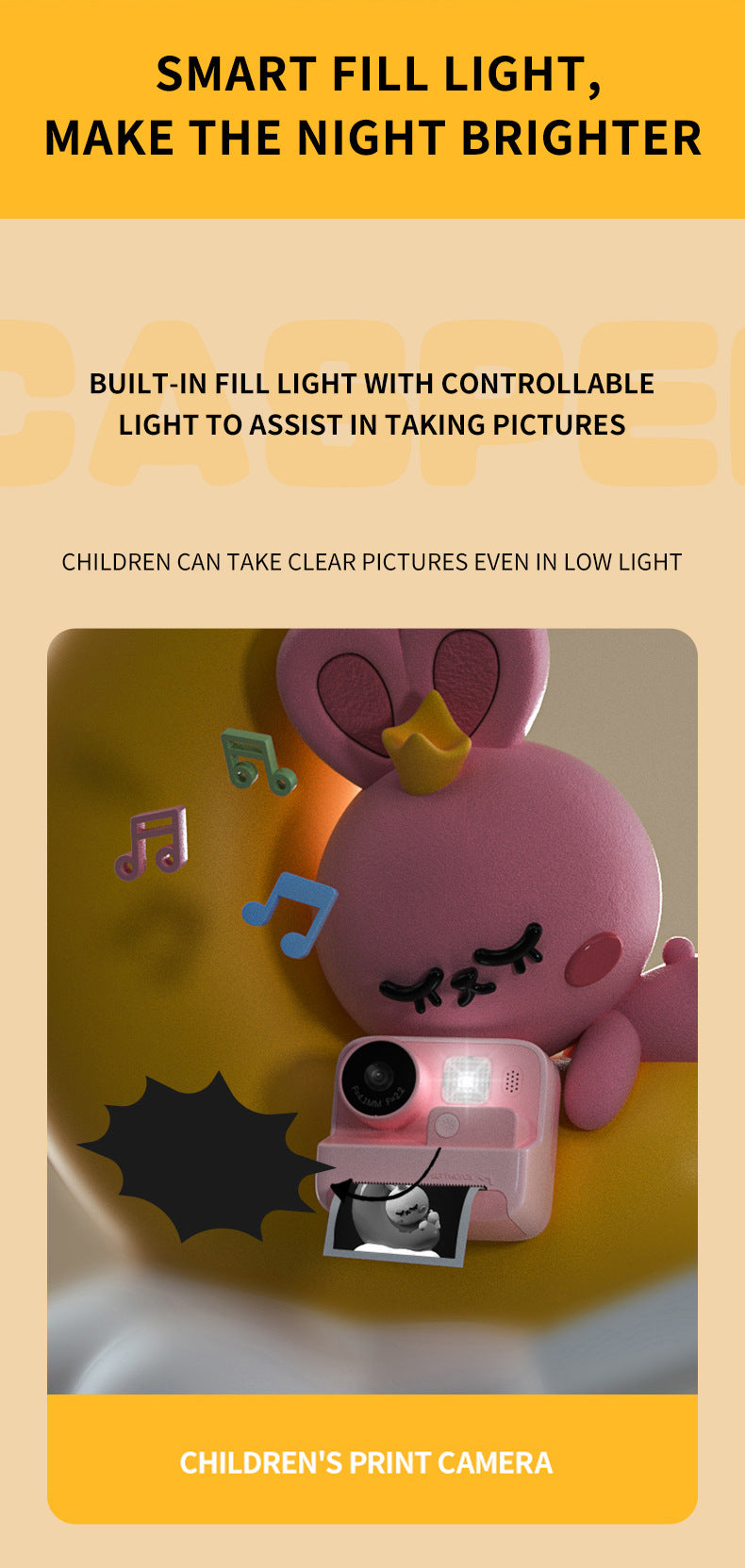 Instant Print Kids Camera with Thermal Printing Technology - Perfect Gift for Kids